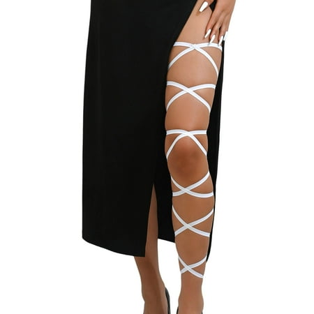 Midwennn Women s Punk Lingerie Full Waist Garter Belts Shapewear Bodysuits Strappy Frame Cage Rave Bras Leg Belts Sexy Lingerie Shapewear Bodysuits Shorts