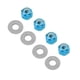 thumbnail image 2 of Tuerca de bloqueo hexagonal de rueda apta para wltoys 1/14 144001 accesorio de actualización de coche RCA949-49R azul, 2 of 9