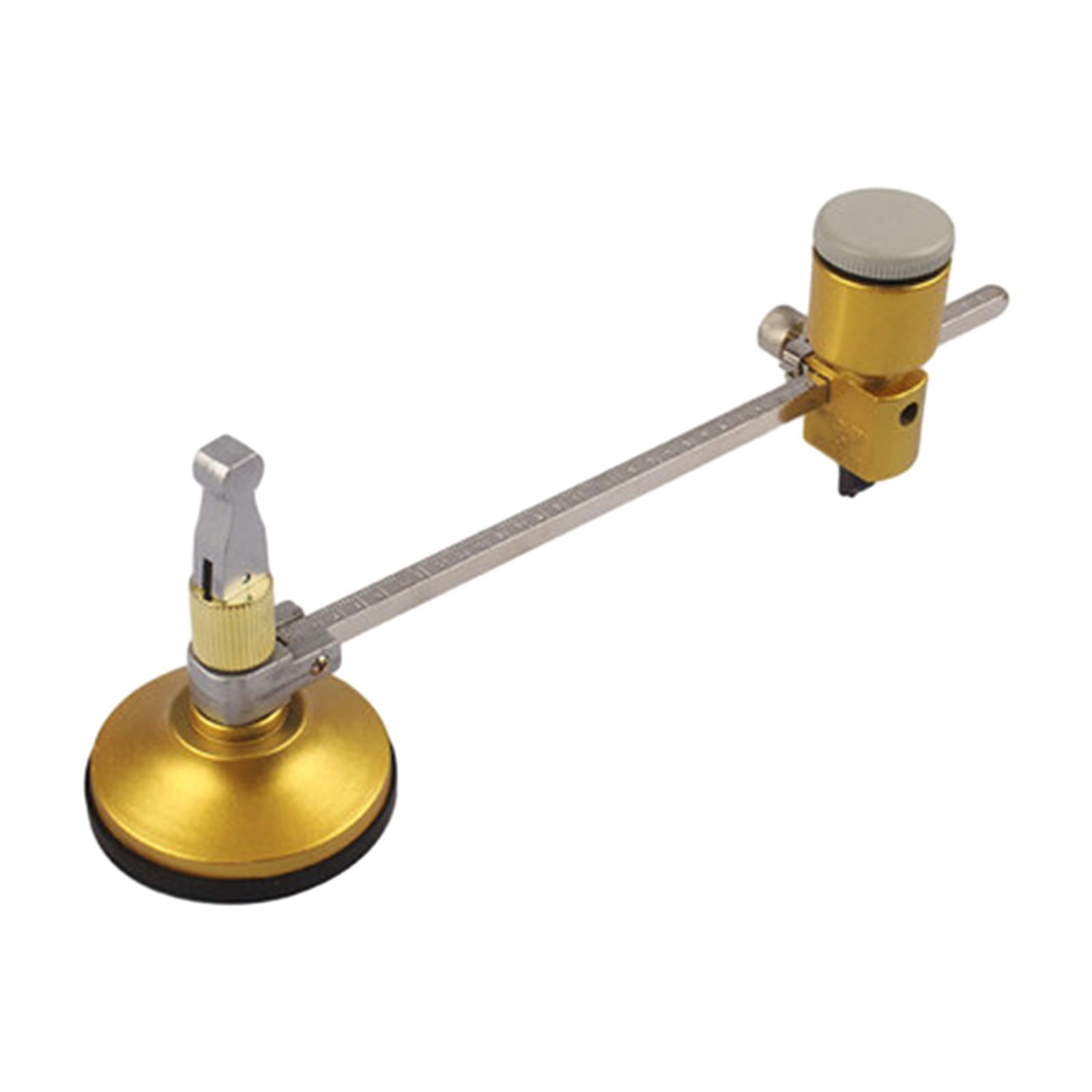 FVDPWYE Circular Glass Cutter, Glass Cutting Tool Cutting Wheels with Handle and Suction Golden