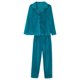 thumbnail image 3 of Conjunto de pijama de terciopelo para niños y niñas, ropa de dormir informal con cuello vuelto de manga larga y pantalones para estar en casa, Invierno, 3 of 4