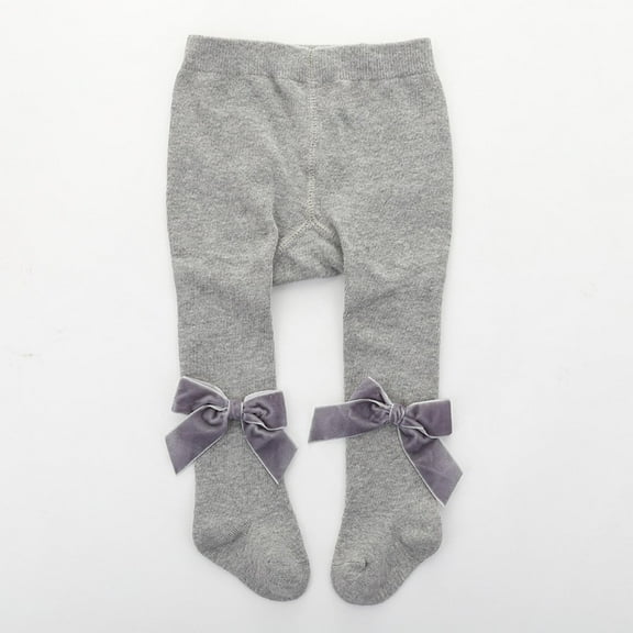 Wancir Toddler Girls Fleece Llined Leggings Cotton Tights for Baby Infants Cozy Soft Warm Winter Leggings with Cable Knit