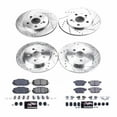 thumbnail image 3 of PowerStop Front and Rear Z23 Evolution Sport Carbon-Fiber Ceramic Brake Pad and Drilled & Slotted Rotor Kit Fits: TOYOTA Select Models K7924, 3 of 10
