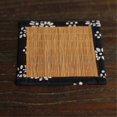 thumbnail image 2 of B-Bamboo Mat Coaster Bamboo Mug Pads Rattan Coaster Cup Pad Bamboo Sushi Mat Table Coasters for Drinks Beverage Coasters, 2 of 5