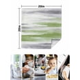 thumbnail image 5 of Cloth Napkins 1 Piece - 20x20 Inches, Sage Green Gray Washable Reusable Table Napkins, Neutral Abstract White Ombre Texture Soft & Absortbent Dining Napkin for Party Wedding Hotel Restaurant, 5 of 8
