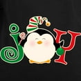 thumbnail image 3 of CafePress - Christmas Penguin Women's Long Sleeve Dark T Shirt - Women's Long Sleeve Graphic Tee Casual Fit, 3 of 4