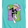 thumbnail image 3 of Danny Phantom - Danny Phantom Jumping - Girls Fitted Short Sleeve Graphic T-Shirt, 3 of 5