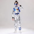 thumbnail image 5 of uikmnh Long Sleeve Romper Boys and Girls Astronaut Carnival Play Performance Jumpsuit for Space Themed Parties and Dress Up Size:10-12 Years, 5 of 9