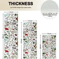 thumbnail image 4 of Multicolor Christmas Pattern Kitchen Rugs Sets Of 3,Kitchen Runner Rugs Non Skid Washable,Decorative Kitchen Floor Mats for Kitchen,Sink,Laundry,17"x30"+ 17"x47" + 17"x59", 4 of 6