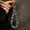 B, variant on Luxurious Crystal Teardrop Phone Lanyard - Short Handmade Beaded Wrist Strap with Anti-Loss Design