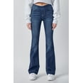 thumbnail image 4 of Cello Jeans Women's Juniors Mid Rise Pull On Slim Fit Bootcut Jeggings BLACK-XL, 4 of 4