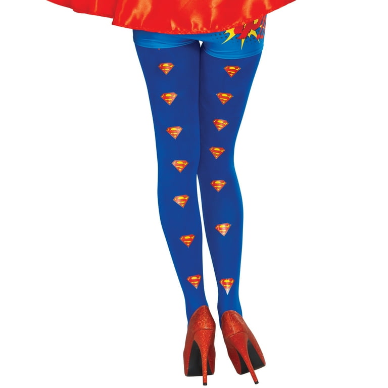 Blue Tights Ladies Costume Accessory Blue Tights Ladies Costume Accessory