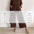 thumbnail image 3 of Zivyakyron Travel Crop Pants for Women Summer Boho Palazzo Wide Leg Pants for Women Casual Polka Dot Loose Pants, 3 of 7