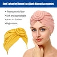 thumbnail image 2 of Minnieouse Turbante Nudo Estilo simple Hiyab interior Cubierta elástica Beanie Gorros lisos Gorros Bonnet para mujeres Accesorios de maquillaje Dorado Type3 NO3 Minnieouse  AP011275-10B, 2 of 6