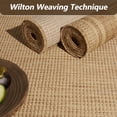 thumbnail image 3 of SIXHOME Outdoor Rugs 5'x7' Patio Rug Modern Bordered Indoor Outdoor Rugs Polypropylene Washable Non Shedding, Easy Clean, Waterproof, Durable Outdoor Carpet for Porch Balcony Deck Neutral Brown, 3 of 8