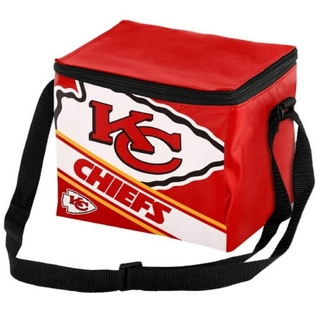 - Forever Collectibles Big Logo Stripe 6 Pack Cooler, Kansas City Chiefs
