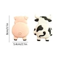 thumbnail image 3 of Silicone Wall Protection Stickers for Door Handles Furniture Bumpers with Adhesive Backing Cute Animal Design Multi Purpose Home Decor Noise Reduction Surface Protection Set of 2, 3 of 6