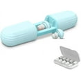 thumbnail image 1 of Tapones para los oídos azules para dormir, antirruido, reutilizables, insonorizados, de silicona, protección auditiva, ergonómicos, con bloqueo de sonido, 1 of 5