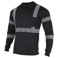 thumbnail image 1 of Camiseta VENDACE 3XL negra reflectante de manga larga de seguridad, 1 of 6