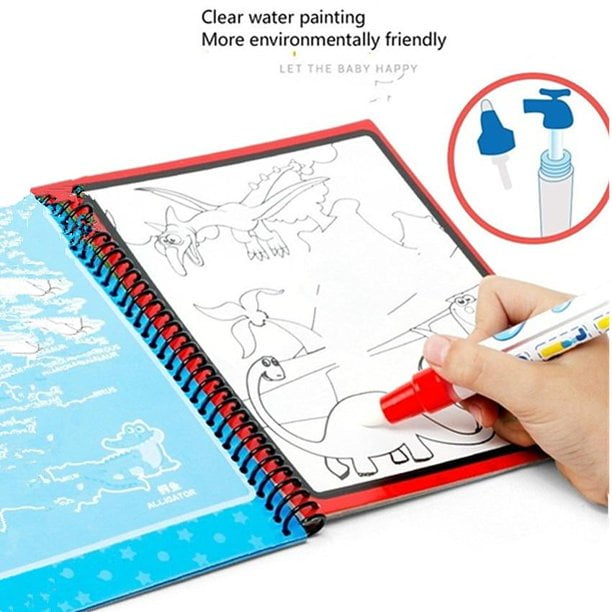 Big Size Water Drawing Board Coloring Book & Magic Pen Painting