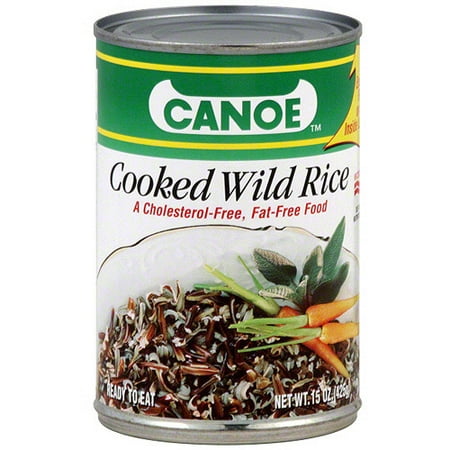(12 Packs) Canoe Cooked Wild Rice, 0.94 lb (Best Way To Cook Rice)