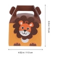 thumbnail image 3 of 10 cajas de galletas con dibujos animados para dulces, portátiles, con estampado de animales, 3 of 5