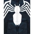 thumbnail image 6 of Marvel Spider-Verse Little Boys' Hooded Zip-Up Puffer Jacket Spider Man Black, 6 of 7