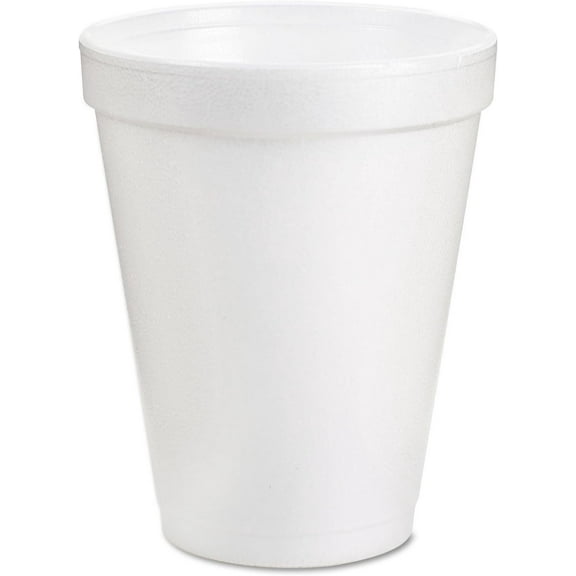 Insulated Styrofoam Cup, 8 Oz, 1000/CT, White