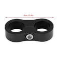 thumbnail image 4 of AN10 Aluminum Alloy Hose Separator Clamp Fitting Adapter Bracket Universal, 4 of 7