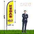 thumbnail image 3 of QSUM  Kebab Sign Feather Flag with Pole Kit,8.2FT  Kebab Decoration Display,  Kebab Business Sign, Kebab Swooper Flag，  Kebab Advertising Flag, 3 of 7