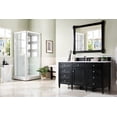 thumbnail image 3 of James Martin Furniture 650-V60S-BKO-2GLB Brittany 60 in. Single Vanity with 2 CM Galala Beige Marble Top, Black Onyx, 3 of 5