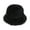 Black, variant on CC Faux Fur Bucket Hat