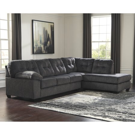 Flash Furniture Signature Design By Ashley Accrington 2 Piece Laf Flash Furniture Signature Design By Ashley Accrington 2 Piece Laf Sofa Sectional In Granite Microfiber