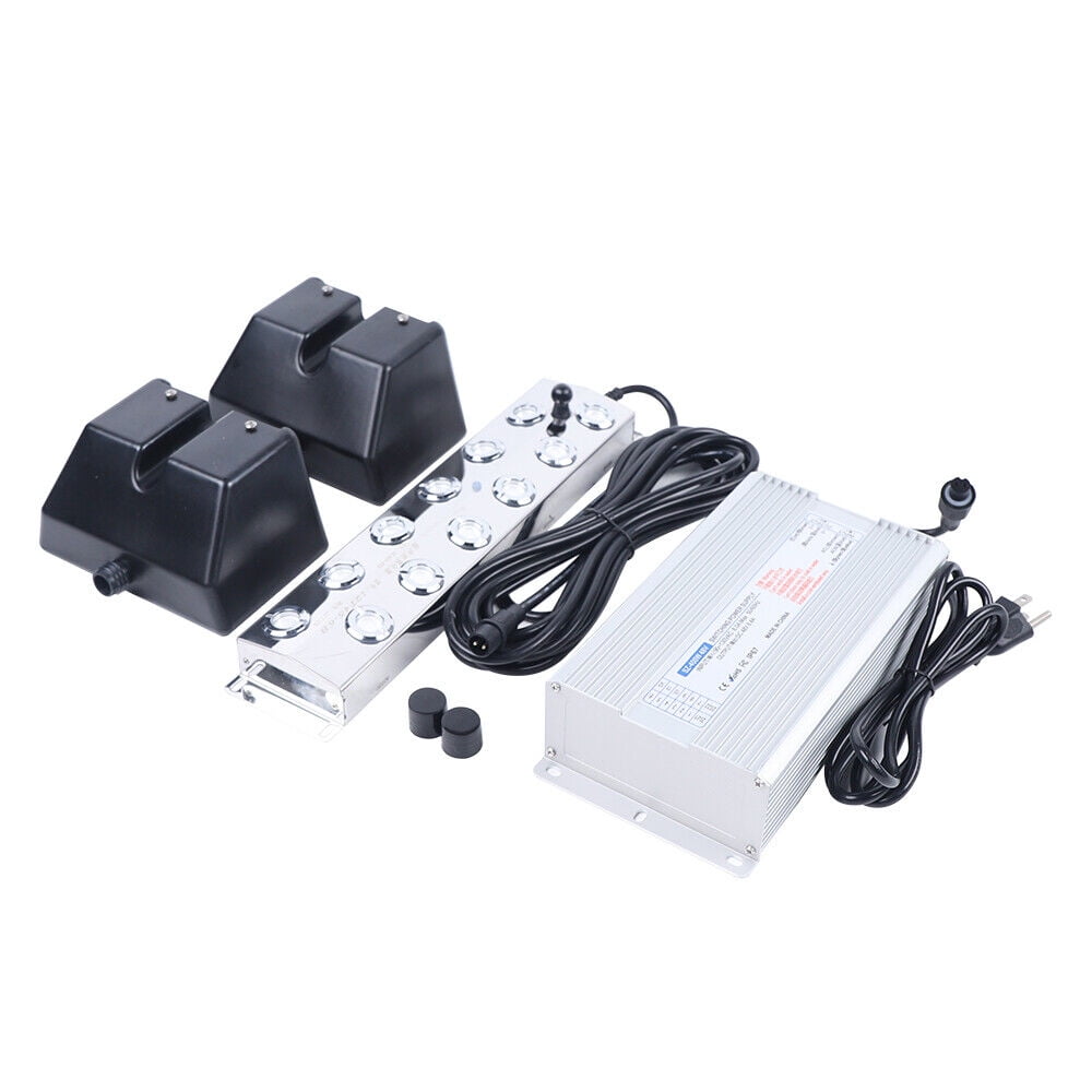 Atomizer Mist Maker Fogger 12 Head Pond Fog Humidifier for Hydroponics Landscape 110V