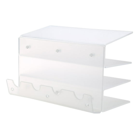 Keyboard Mouse Storage Rack 3-Tier Keyboards Display Stand Acrylic Frame