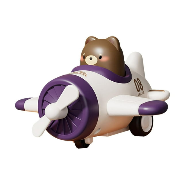Tipo de prensa Avión de juguete de fricción Avión de juguete para bebé Avión de juguete para bebé Coche de carreras de animales para niños pequeños