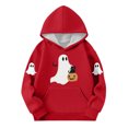thumbnail image 2 of BFHHYA Tween Girls' Halloween Hoodie Kid Girls Printed Cute Sweatshirt Long Sleeve Pullover Top with Pockets (3-14 Years), 2 of 3
