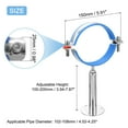 thumbnail image 2 of Uxcell 3Pcs Pipe Support, Stainless Steel Pipe Support Bracket, Adjustable Height 100-200mm for OD Pipe 102-108mm, 2 of 7
