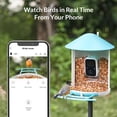 thumbnail image 3 of Comedero inteligente para pájaros NETVUE Birdfy Lite con cámara 1080P, 3 of 9