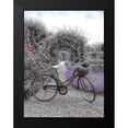 thumbnail image 2 of Frank, Assaf 19x24 Black Modern Framed Museum Art Print Titled - Bicycle on a garden path, 2 of 5