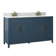 thumbnail image 5 of Twin Star Home 60" Double Bathroom Vanity, Franklin Blue, 5 of 8