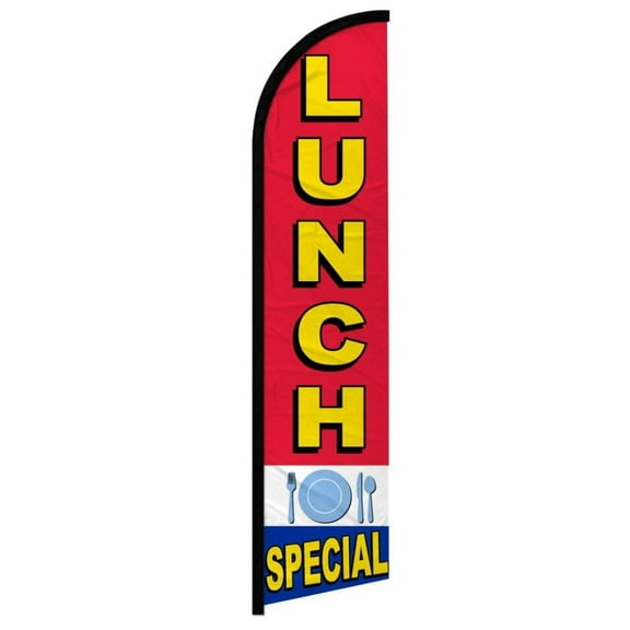 Lunch Special Windless Banner Flag