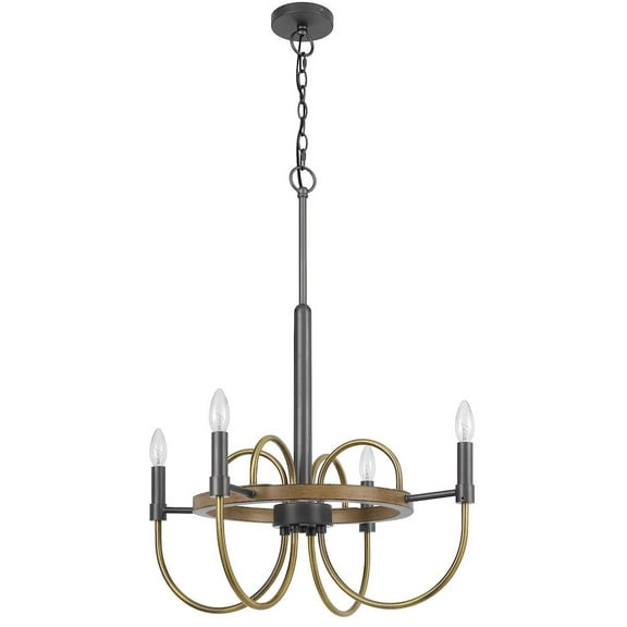 Cal Lighting Seagrove 60W X 4 Metal Chandelier