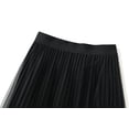 thumbnail image 2 of JMSUN Women’s Tulle Skirts Midi Elastic High Waist Pleated Mesh Flowy A-Line Party Long Tutu Skirts, 2 of 4
