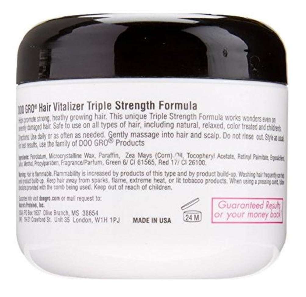 Doo Gro Hair Vitalizer Triple Strength 4oz Jar (Pack of 3)