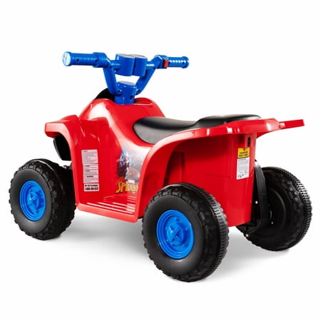 SPIDER-MAN SPIDERMAN ATV, 6V BATTERY POWERED RIDE ON, AGES 18M TO 36M