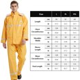 thumbnail image 3 of Graflsoa Combinaison de Pluie de Moto Imperméable Robuste pour Adultes, Bleu, Taille TTG, Matériau PVC, Protection par Tous les Temps, 3 of 6