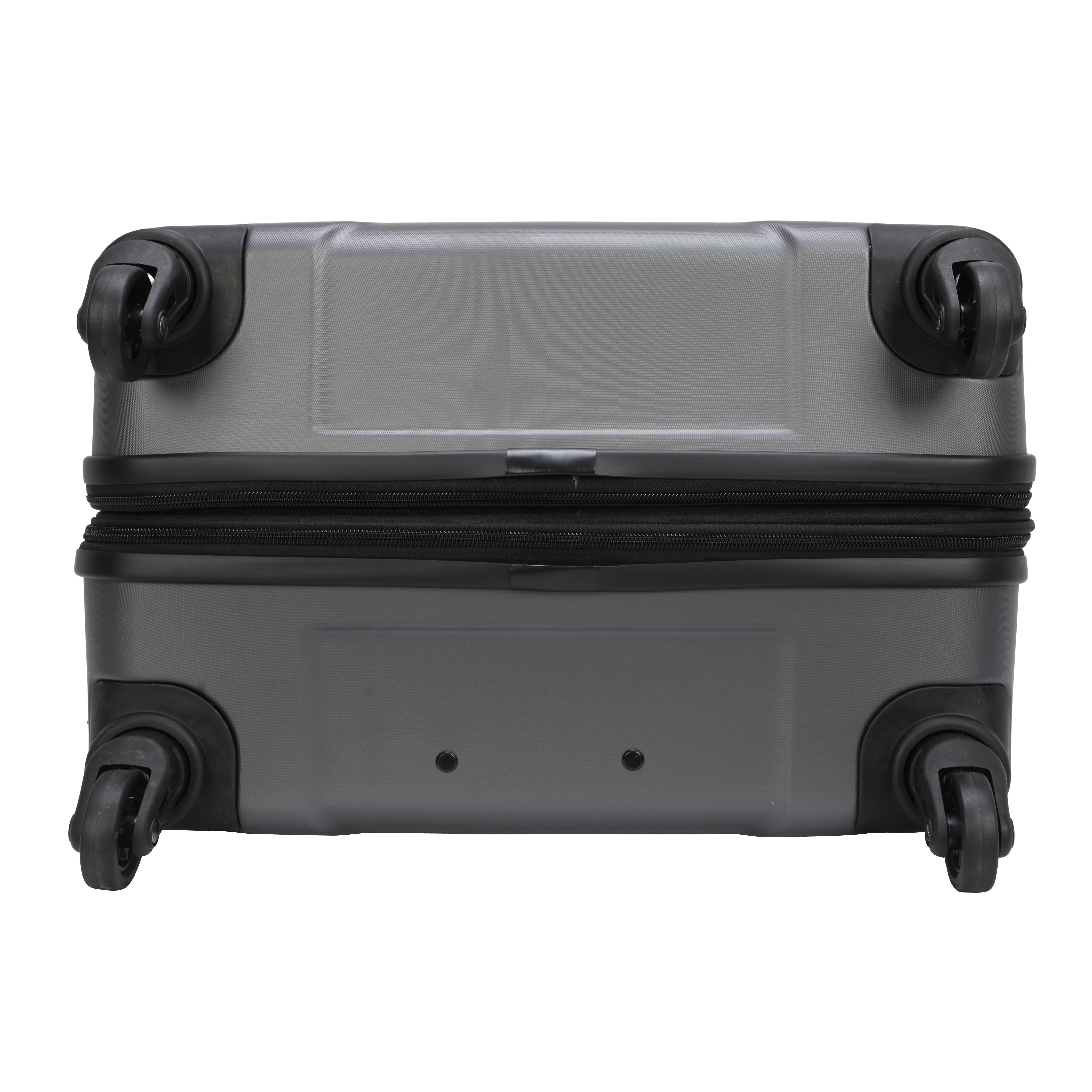 Protege 24 inch 4-wheel Hard Side Spinner Luggage - Keystone Gray