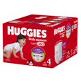 thumbnail image 2 of Huggies Little Movers HuggFit 360° Baby Diapers with 360° Waistband, Giga, Size 3-7, Count 76-44, 2 of 7