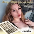 thumbnail image 6 of Bunny Lash Clusters with Spikes Eyelash Clusters 10-14mm Cluster Eyelash Extensions Manga Left & Right Lash Extensions Anime Individual Lashes, 6 of 9