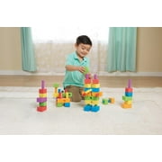 Spark Create Imagine Foam Peg Building Blocks, 100 Pieces, Baby and Toddler Toys